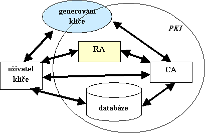 Schéma struktury CA