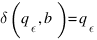 delta(q_epsilon, b) = q_epsilon